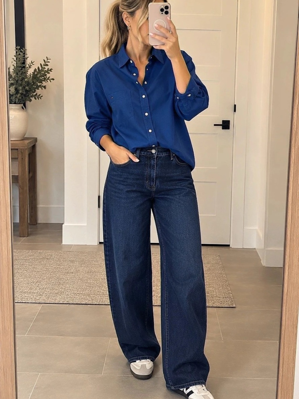 Tommy Hilfiger Blue Button Down Shirt